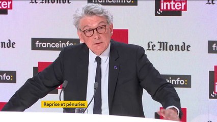 La fin de la pénurie de semi-conducteurs n'aura pas lieu avant "plusieurs trimestres", selon Thierry Breton