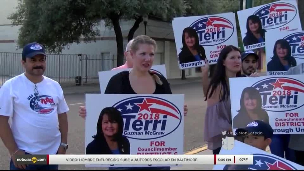 Noticias Laredo 5pm 100917 - Clip Candidatura Distrito VI
