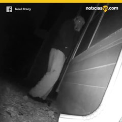 Capta en video al depravado que la veía por su ventana