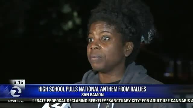 National Anthem removed from California High Schools rallies - Story KTVU - http ktvu.comnewsnational-anthem-removed-from-california-high-schools-rallies