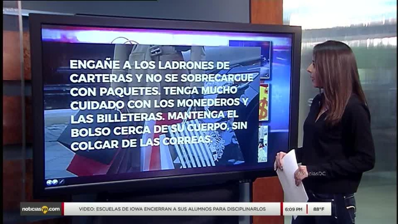 Consejos para el robo en estos feriados, Emiliana Molina