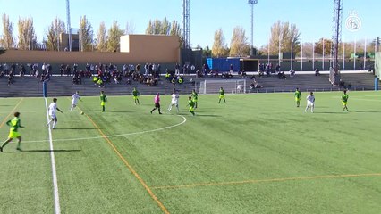 La chilena de Pol Fortuny, el jugador del Juvenil C del Real Madrid
