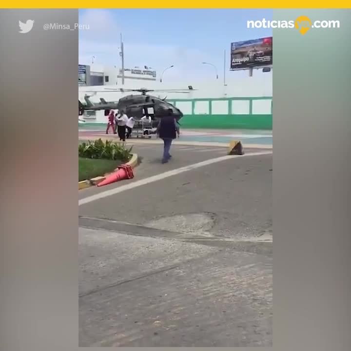 Rescate de accidente en Perú