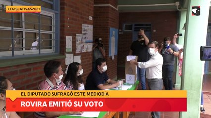 Rovira emitió su voto