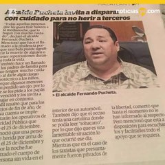 Alcalde pide disparar con cuidado en festejos de Año Nnuevo