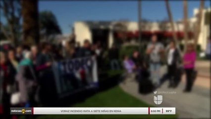 Manifestación de resistencia se lleva a cabo en Cathedral City