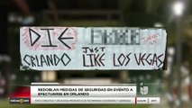 Refuerzan seguridad en concierto de Orlando por posible masacre