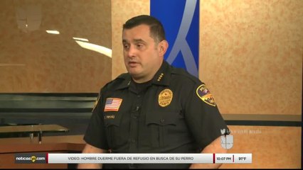 Noticias Laredo 10pm 083117 - Clip - entrevista jefe de la policia