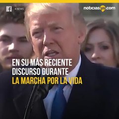 Trump cree "incorrecto" que los bebés nazcan a los nueve meses