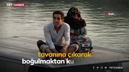Sulama kanalına düşen minibüsteki karı-koca kurtarıldı