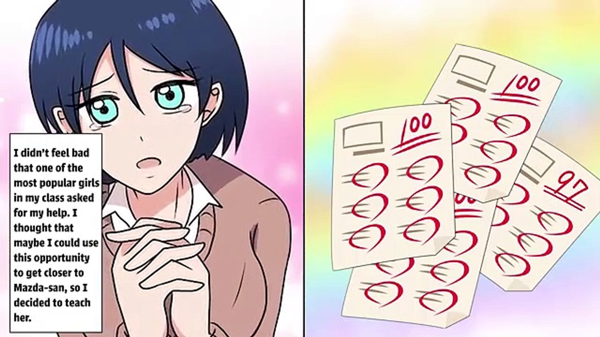 ⁣I Am Made Fun Of In Class, But All The Beautiful Girls Are Secretly Crushing On Me(Comic Dub |Manga)