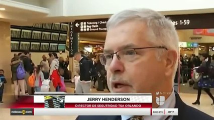 Pasajero trata de pasar arma en equipaje en el Aeropuerto de Orlando