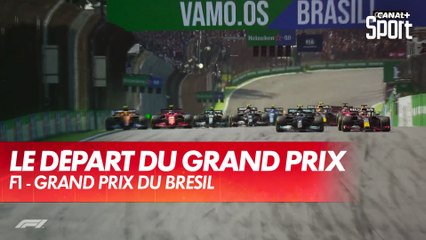 Les Red Bull aux premières positions après le départ ! - GP du Brésil
