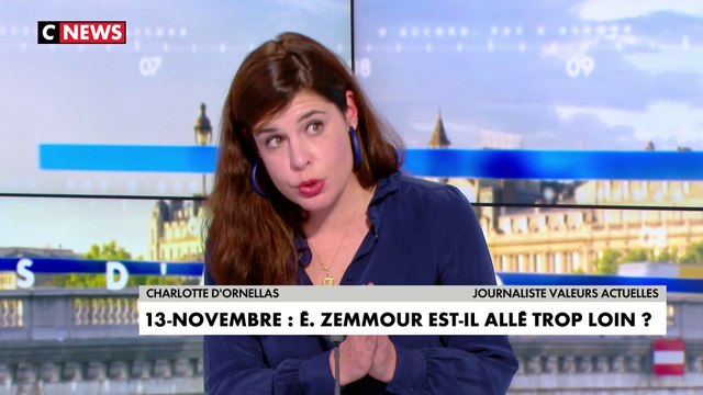 Charlotte d'Ornellas à propos de François Hollande et des attentats du 13-Novembre : «Qu’il ait pris le risque de faire venir des terroristes en accueillant tous ces migrants c’est factuel»