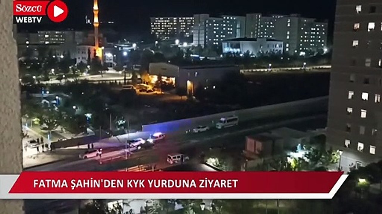 Fatma Şahin, KYK yurdunda öğrencilerin taleplerini dinledi: "İnternet ve ulaşım sorununu çözdük"