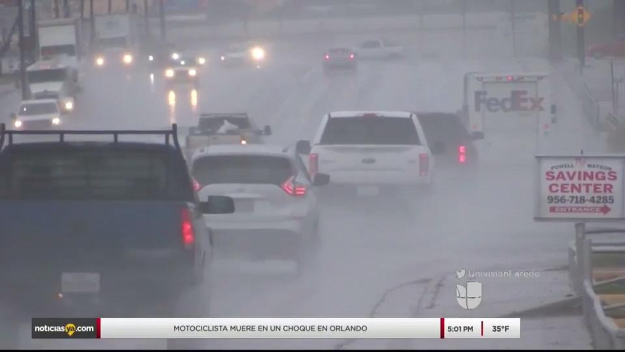 Noticias Laredo 5pm 120717 - Clip- Frio En Laredo