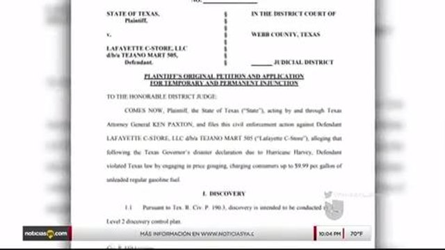 Noticias Laredo 10pm 111317 - Clip - gasolinera