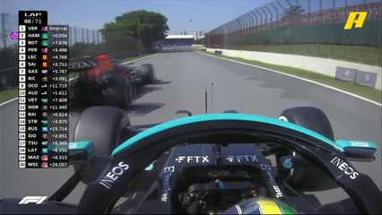 معركة جنونية بين فيرشتابن وهاميلتون تخرجهما عن الحلبة وكادت تتسبب في حادث بينهما