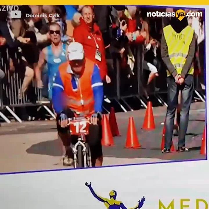Maratonista muestra de más