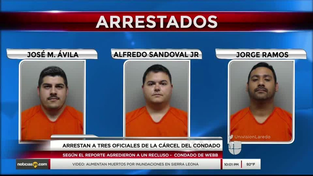 Noticias Laredo 10pm 082117 - Clip - carcel