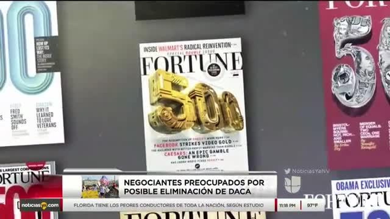 Noticias Nevada 11pm 082917 - Clip DACA ECONOMY