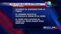 Niño de 2 años muere luego de ser impactado por un automovil, KANSAS