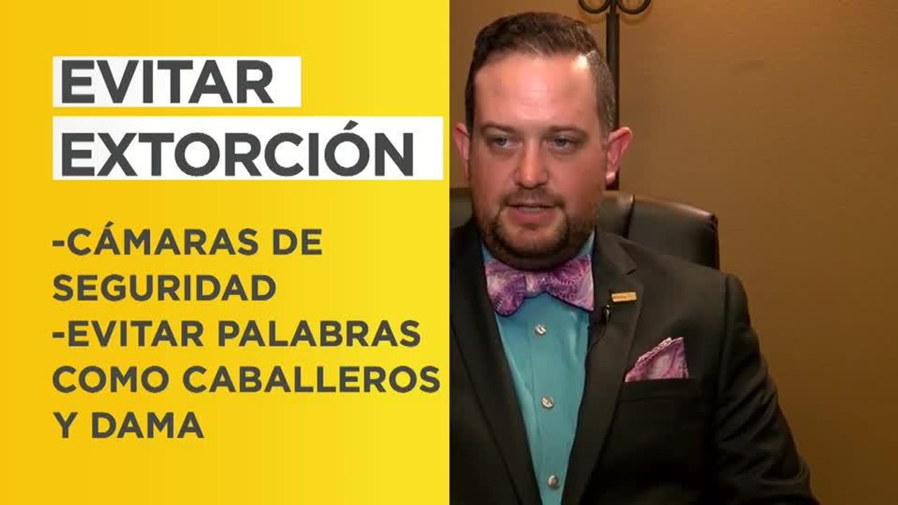 Evitar extorción como negocio