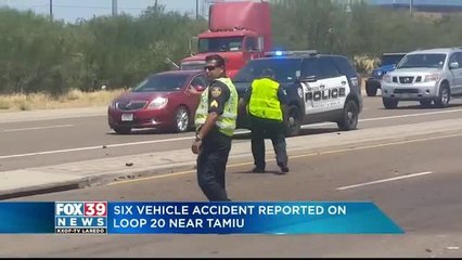 Six Vehicle Accident Reported On Loop 20 Near TAMIU