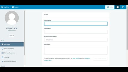 Editar avatar wordpress