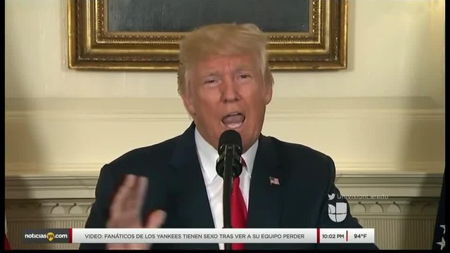 Presidente Trump critica a supremacistas blancos