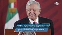 “A dormir con la conciencia tranquila”: AMLO agradece aprobación de Presupuesto 2022