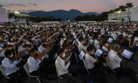 Orquestra com 12 mil músicos venezuelanos tenta entrar no Guinness
