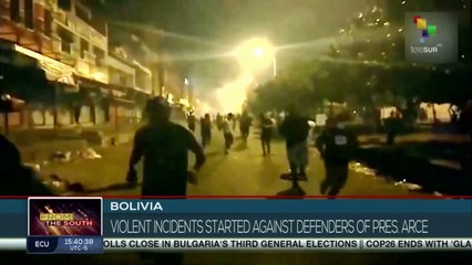 FTS 16:30 14-11: Bolivia: Violent incidents occur against defenders of Pres. Arce