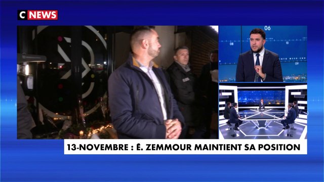 Mehdi Chalah sur de la position d’Éric Zemmour devant le Bataclan: «Ce n’est pas un débat de Droite ou de Gauche, c’est un débat de République»