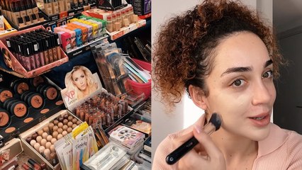 Pazardan Aldığım Ürünlerle Makyaj Yaptım! | Hem de Sadece 75 TL!