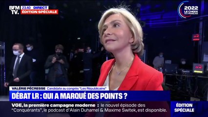 Débat de la droite: "On a pu montrer à la fois nos compétences et nos différences", se satisfait Valérie Pécresse