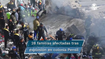 Darán 3 mil pesos mensuales para renta a familias afectadas por explosión en la Pensil