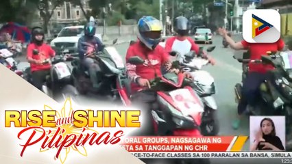 Ilang multi-sectoral groups, nagsagawa ng kilos protesta sa tanggapan ng CHR