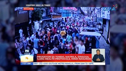 Prusisyon sa Tondo, Manila, Nagdulot ng Mataas na Dami ng Tao at Hindi Nasunod na Health Protocols 🚶‍♂️