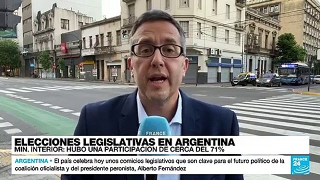 Informe desde Buenos Aires: inicia el conteo de votos de las legislativas argentinas