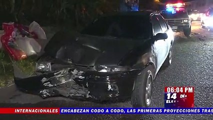 Un motociclista lesionada al ser impactado por un automotor en Villa Vieja salida a oriente de la capital