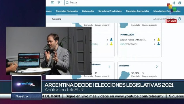 Argentina: Especialista ofrece análisis de los votos nacionales tras conteo de las urnas