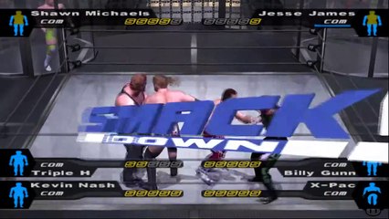 Here Comes the Pain X-Pac vs HBK vs Jesse James vs Triple H vs Billy Gunn vs Kevin Nash