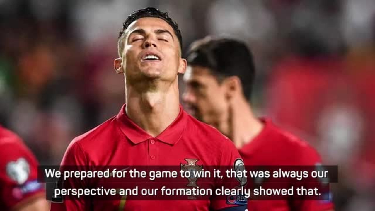 Santos takes the blame for Pprtugal facing World Cup playoffs