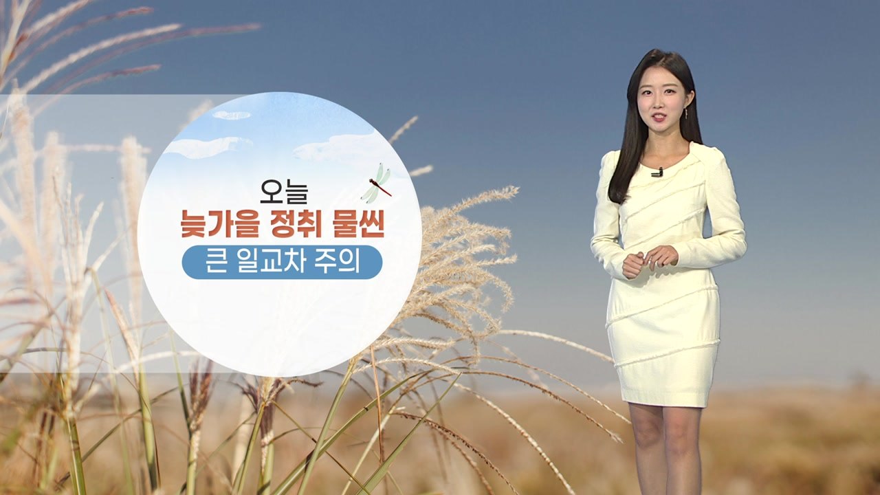 [날씨] 오늘 늦가을 정취 물씬…큰 일교차 주의 / YTN
