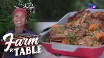 Farm To Table: Chef JR Royol’s Braised Chicken with Seared Pumpkin recipe