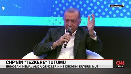 Erdoğan, Kılıçdaroğlu'na ''Kemal amca'' diye seslendi