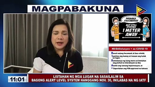 Listahan ng mga lugar na sasailalim sa bagong alert level system hanggang Nov. 30, inilabas na ng IATF
