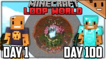 I Spent 100 Days in a LOOP Minecraft World... Here's What Happened
