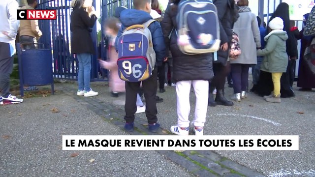 Covid-19 : le masque revient dans toutes les écoles